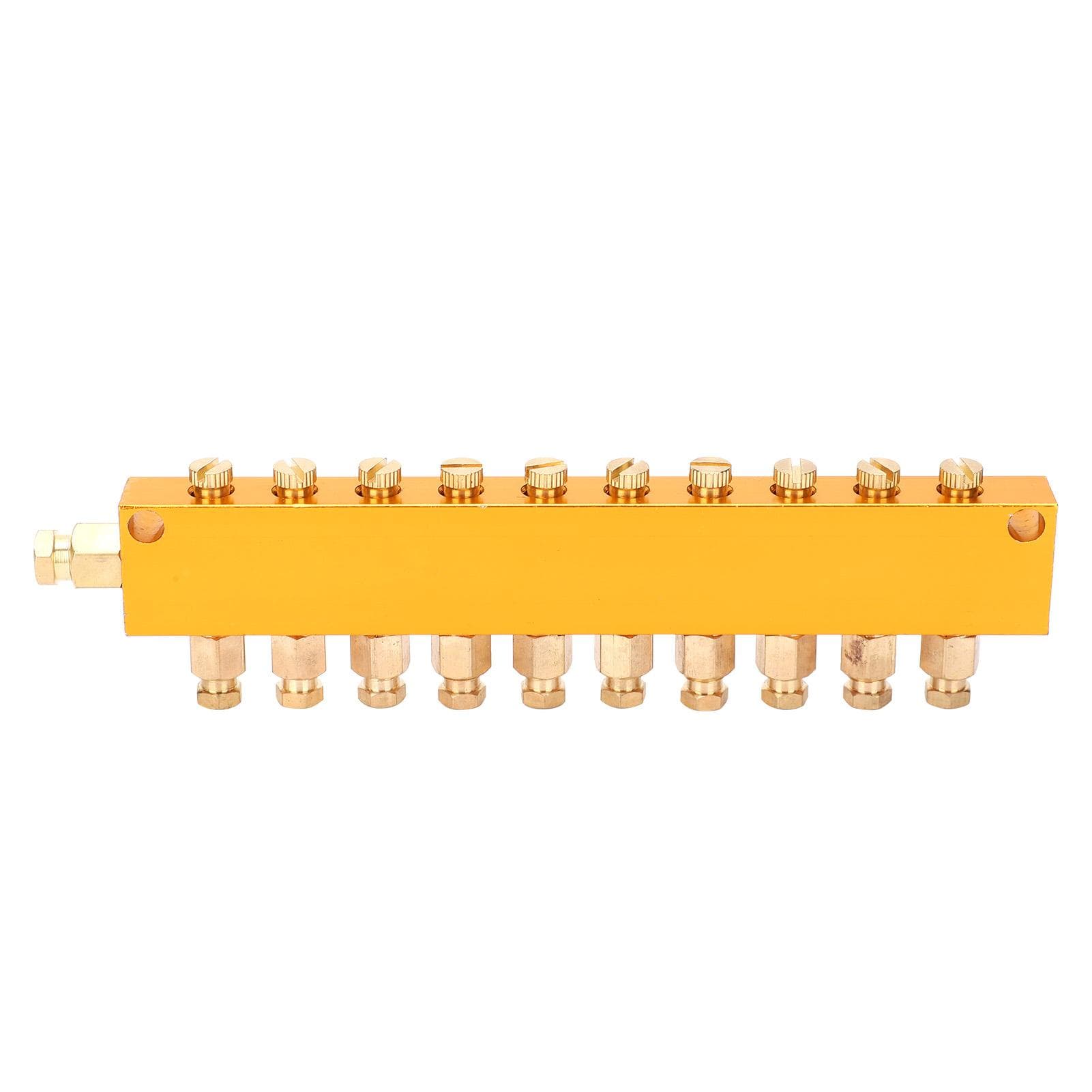 Oil Distributor Adjustable Lube Oil Piston Separator 1 Inlet 10 Outlet Lubrication System