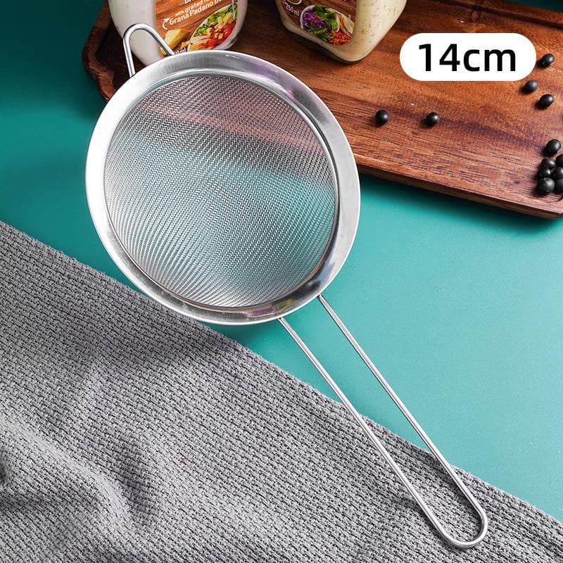 Stainless Steel Kitchen Colander for Noodles, Dumplings, and Soy Milk