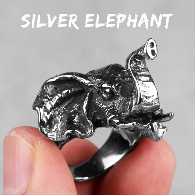 Stainless Steel Animal Men Rings Eagle Dog Dragon Bird Gold Snake Punk Hip Hop for Male Boy Jewelry Creativity Gift 8