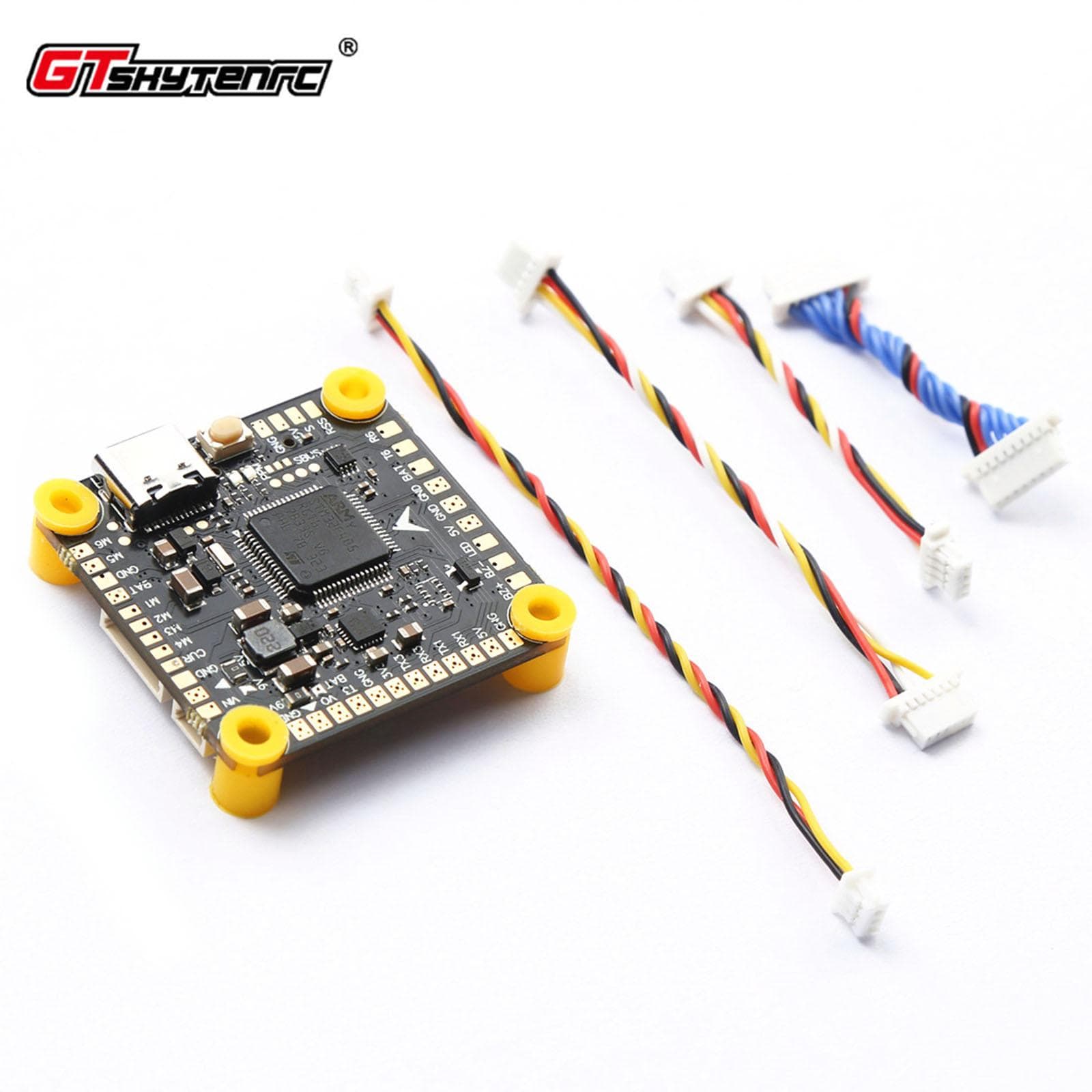 GTSKYTENRC Tracker F405 V2 F4 V3S Flight Control FC for Remote Control FPV Drone Plane Remote black
