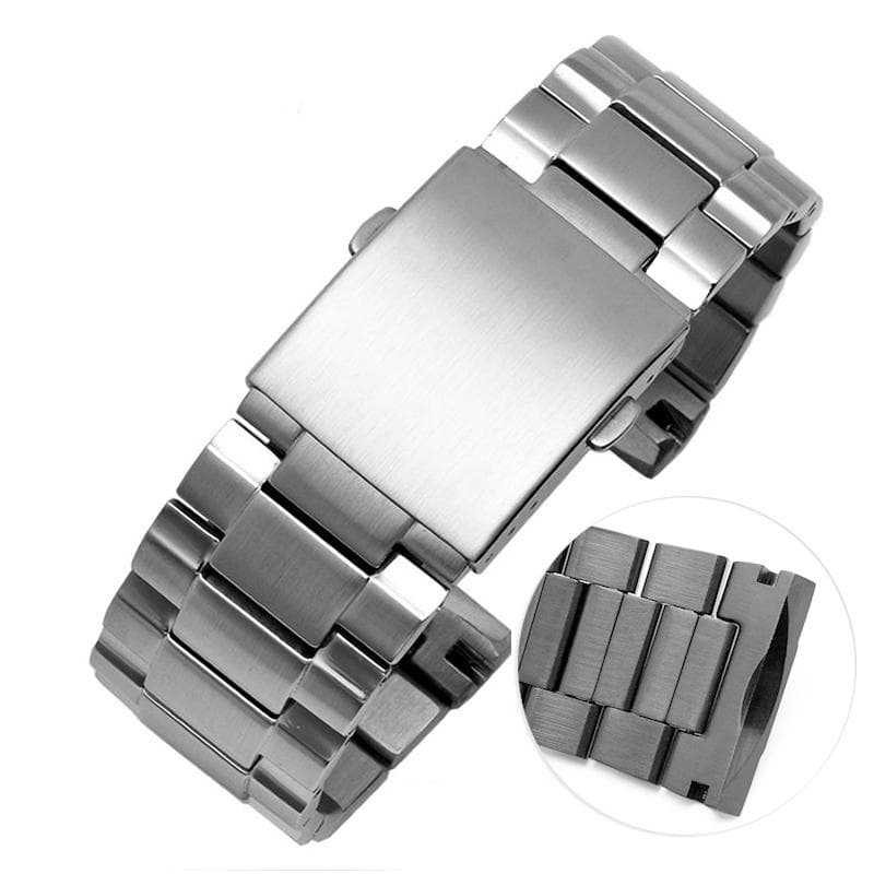 Stainless Steel Bracelet for diesel DZ4318 DZ4323 DZ4283 DZ4309 26mm watch band curved end solid metal watchband steel strap 26mm