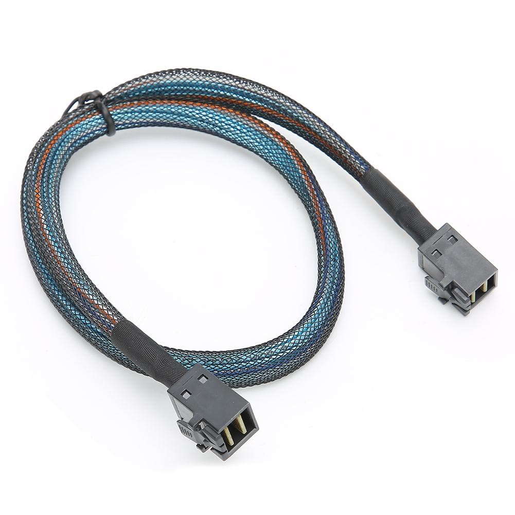 Adapter Cable Data Cord SFF-8643 to SFF8643 H0106 Server Built In Mini SAS HD36P Nylon 1m / 3.3ft