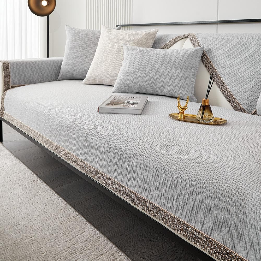 Modern Sofa Cover Solid Color Sofa Pad Chenille Universal Sofa Cushion for Living Room Non-Slip Couch Cushion Armrest Backrest 70x70cm 1pcs