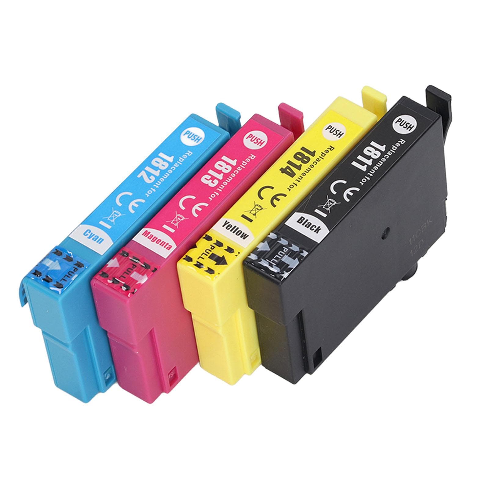 4Pcs Ink Cartridges Compatible Refill Replacement 4 Colors BK C M Y for XP 30 102 202 205 302 305