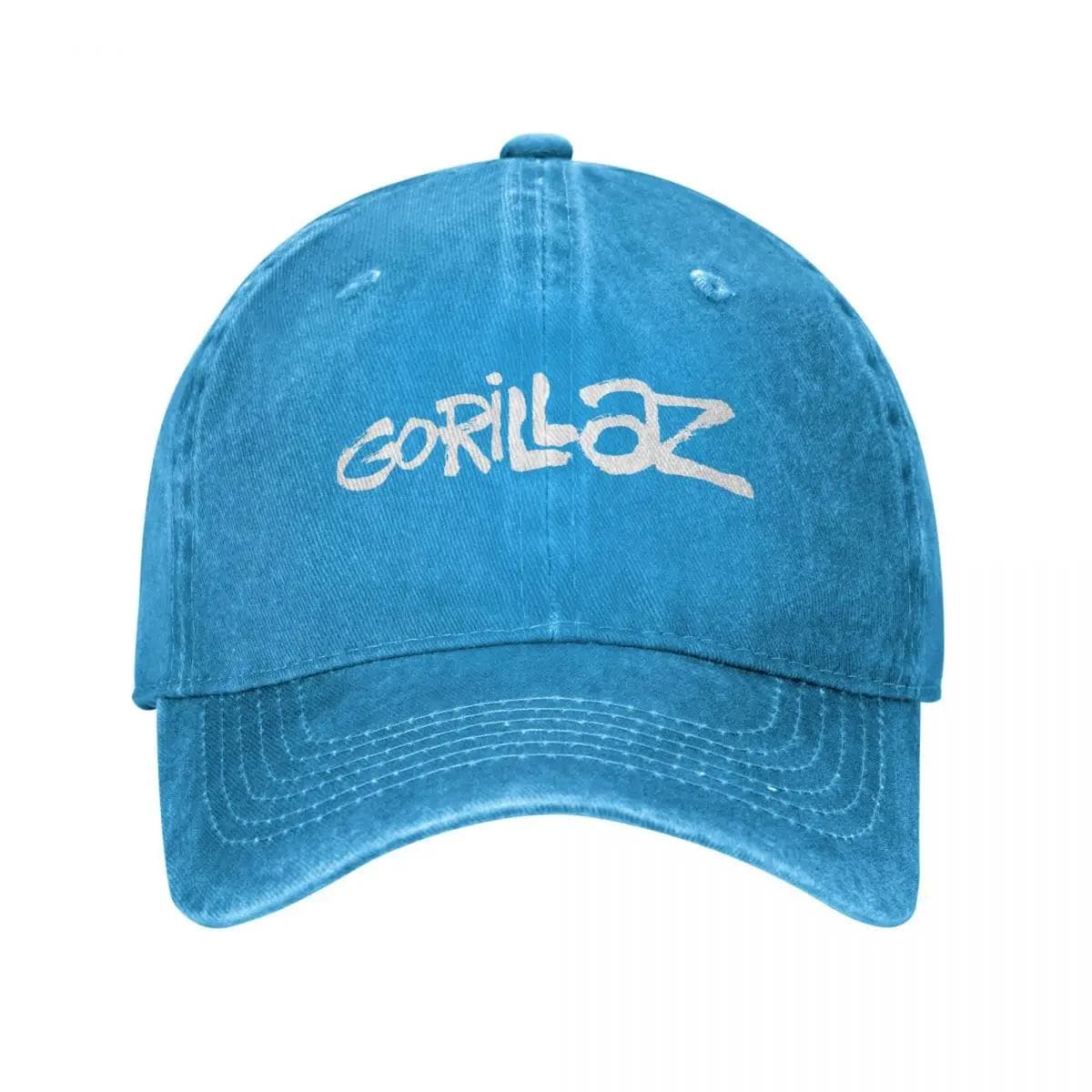 Gorillaz Unisex Baseball Cap Distressed Cotton Hats Cap Vintage Outdoor All Seasons Travel Unstructured Soft Snapback Cap One Size