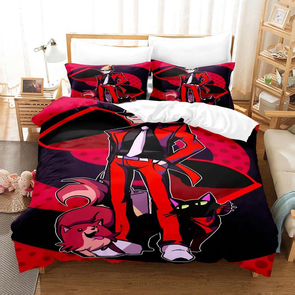 3d Printing Game Ghost Trick Bedding Set Soft Duvet Cover Adult Kids Bedroom Single Double King Size Bed Duvet Cover Pillow Case EU Twin 135x200cm