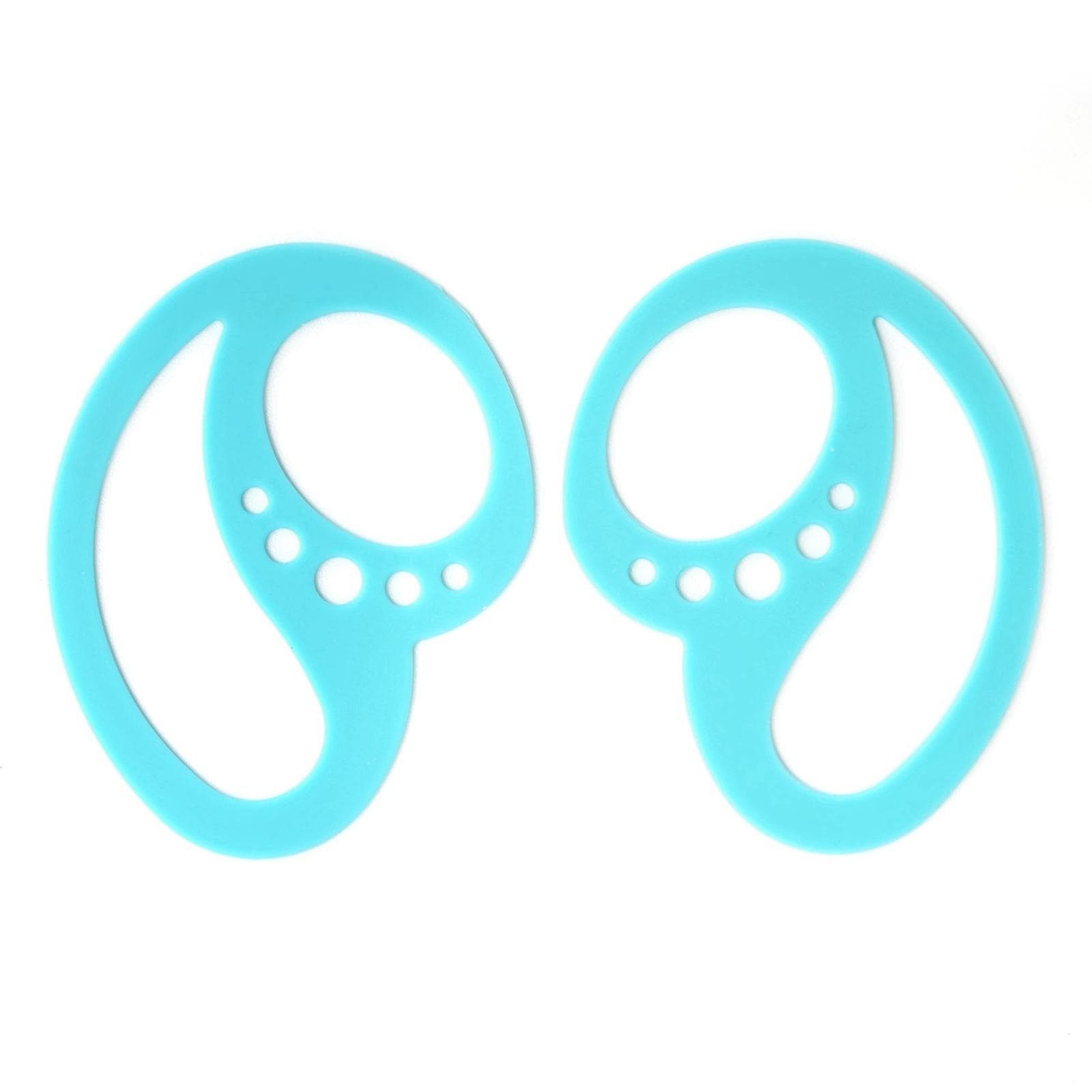 1 Pair Ear Hook Portable Anti Drop Silicone Bluetooth Earphone Fixing Clamp Holder(Blue ) blue