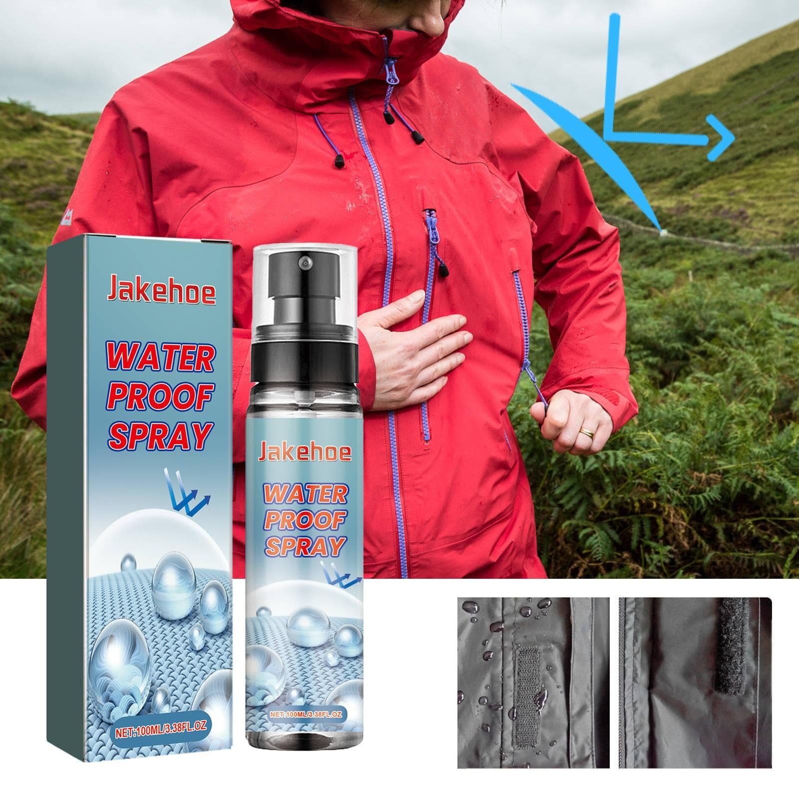 Shoe Waterproof Spray Plastic Outdoor,Water Resistant Shoe Spray 100ml One Size