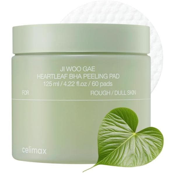 [celimax] JI WOO GAE Heartleaf BHA Peeling Pad 60EA