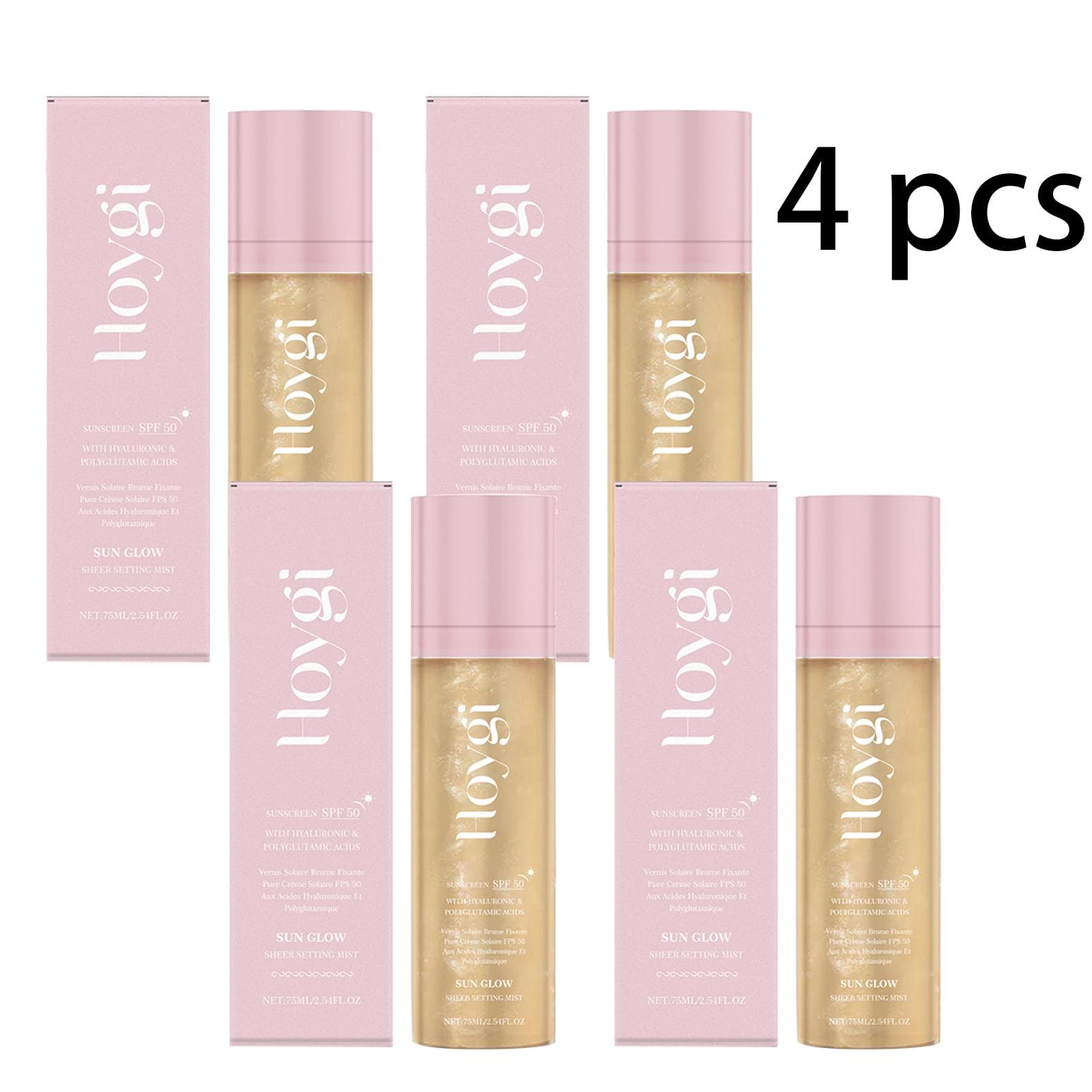 Hoygi Setting Mist: Titanium Dioxide + Hyaluronic Acid | 24-Hour Matte Finish + Oil Control & Smudge-Proof + Nourishing Comfort, 75ml