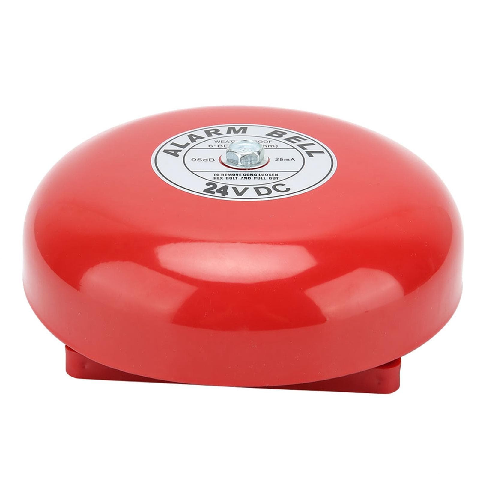 6 Inches Carbon Steel Internal Strike Type Electric Bell 95db DC24V