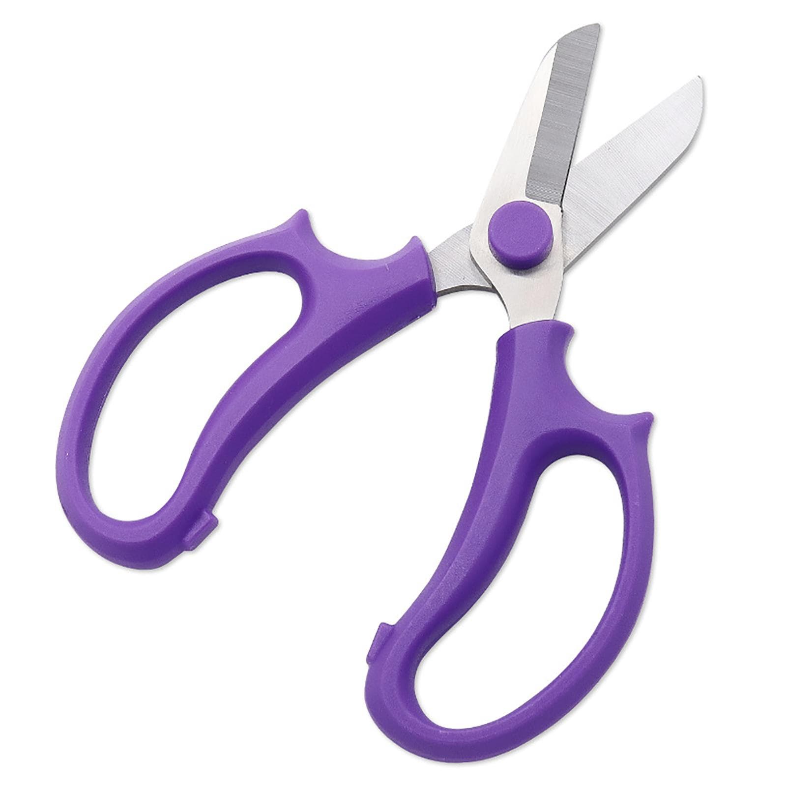 Florist Scissors Incisive Blades Small Lightweight Stainless Steel Flower Branch Scissors for purple