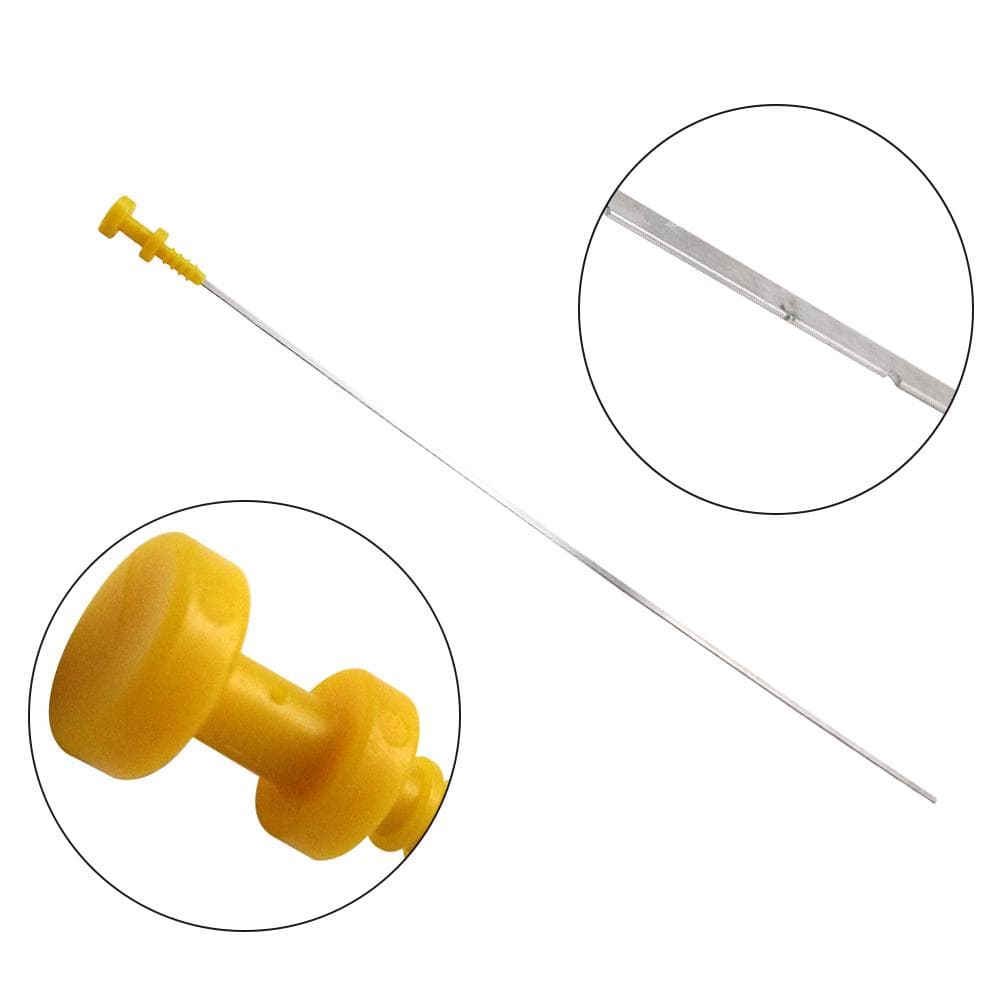 Engine Oil Dipstick Oil Level Gauge Replacement for Peugeot 106, 205, 206, 306 TU Petrol Engine multicolour