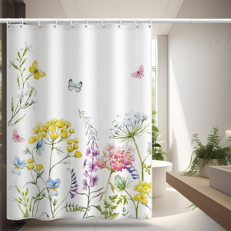 Bathroom Thickened Waterproof Curtain Mildew Proof Shower Curtain Shower Partition Curtain Shower Curtain Bathroom Curtain Free Perforation 240x200