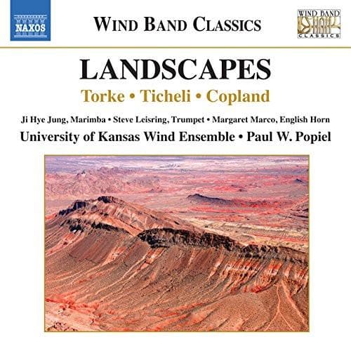 CD MICHAEL TORKE, FRANK TICHELI, AARON - Landscapes 8573104 Naxos 2013 US Classical Used