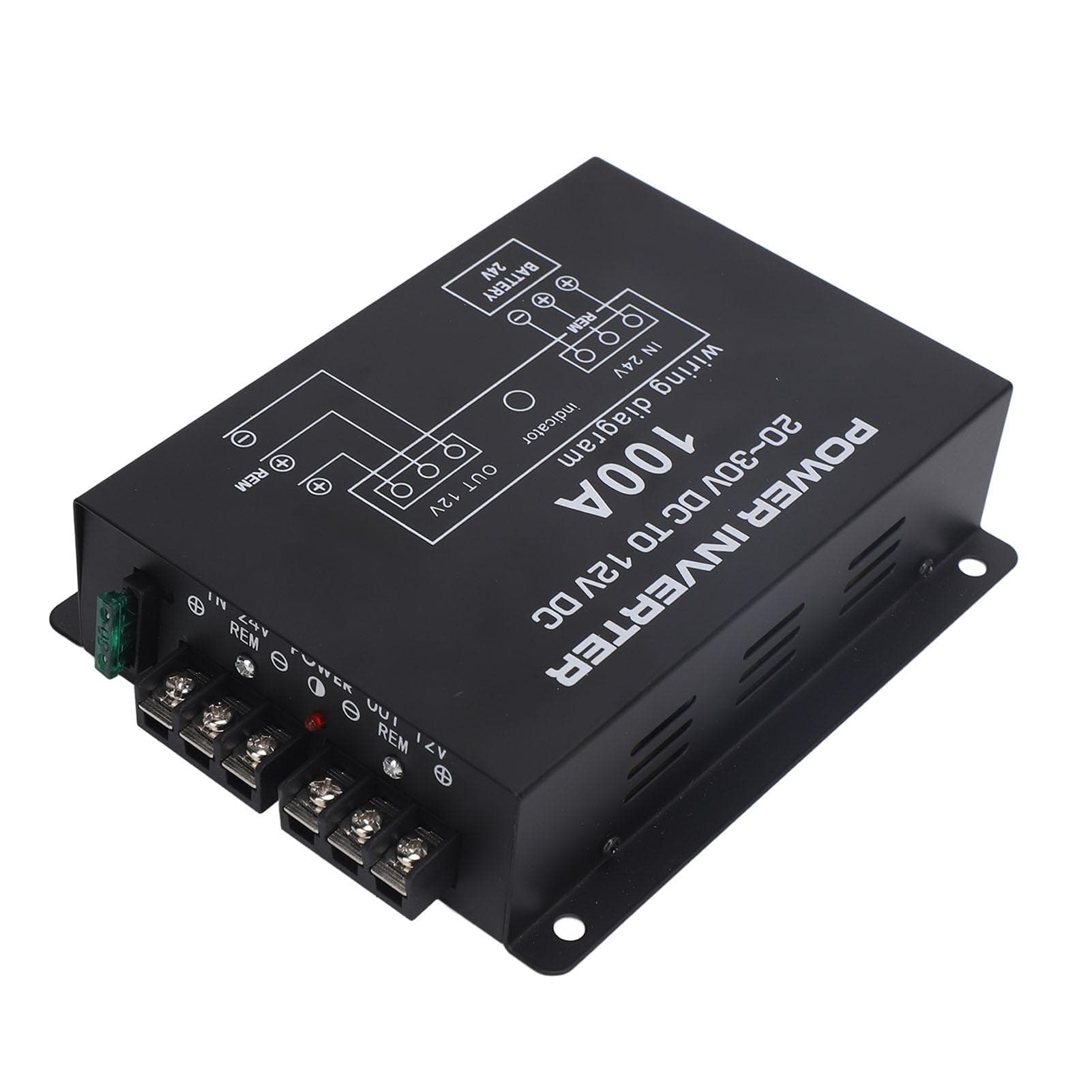 DC 24V to 12V Step Down Converter Voltage Reducer Converter with Temperature Control for Cars