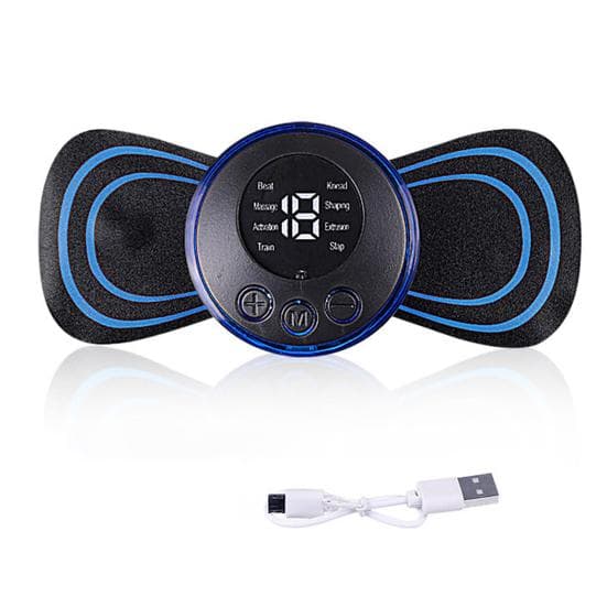 Mini Massager Machine 8 Modes Low Frequency Rechargeable Full Body Pain Relief Therapy Device Physiotherapy Instrument Muscle Stimulator Sets