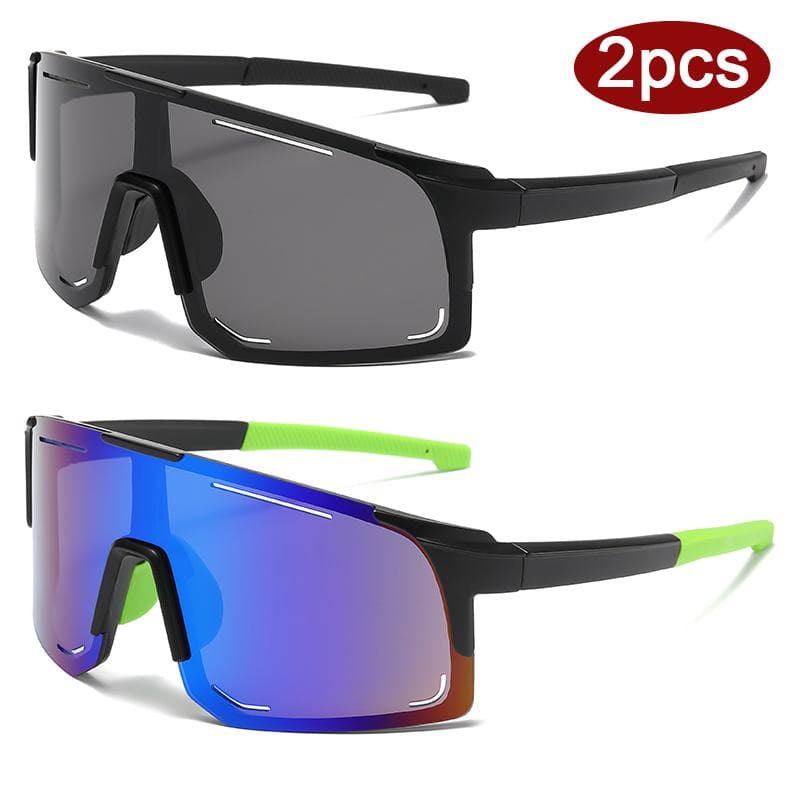 1PC Large Wrap Around Sunglasses UV400 for Men Women Outdoor Cycling Fishing Skiing Colorful One Piece Sun Glasses