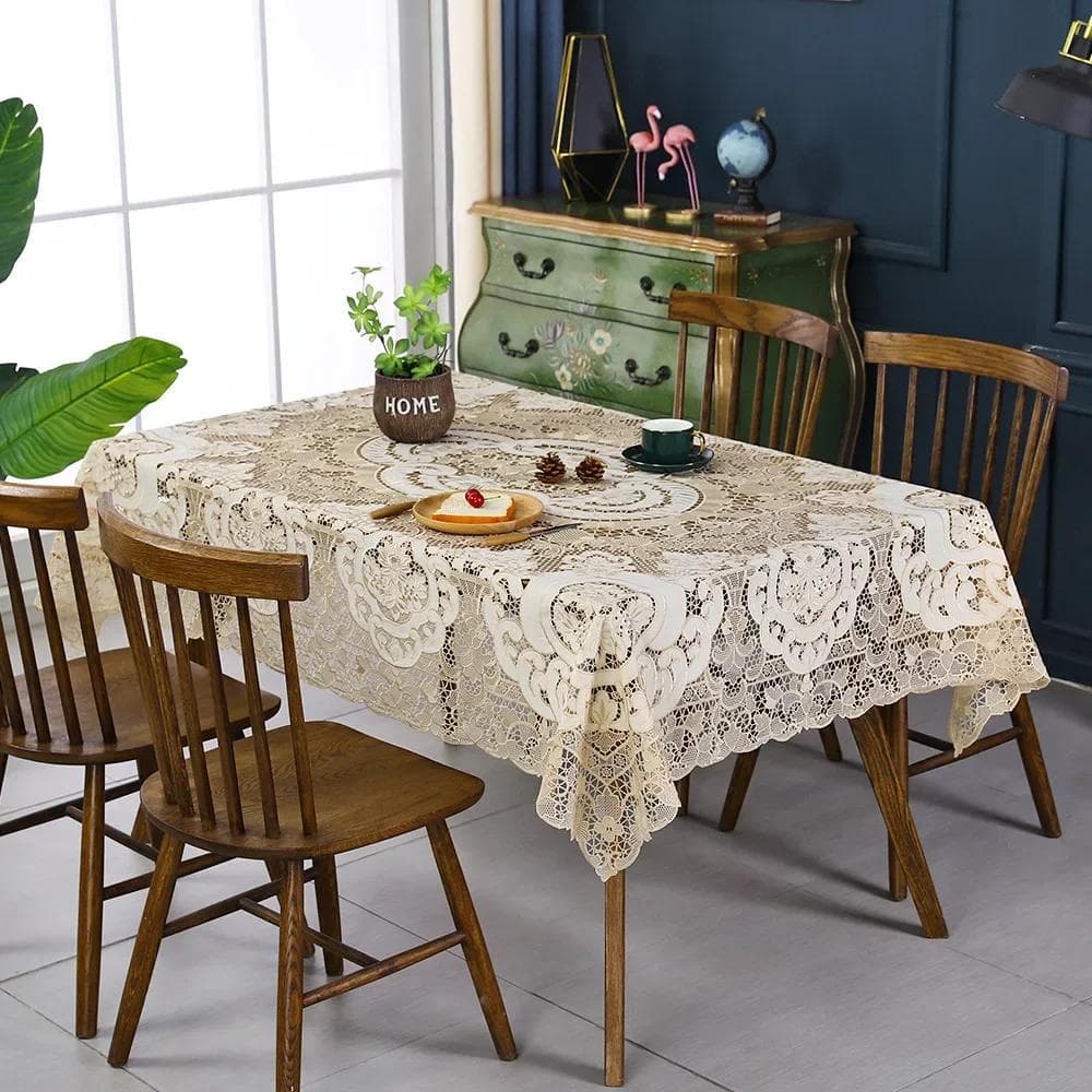 Lace Universal Tablecover Classical Wedding Tablecloth Decoration New Style Minimalist Home Dining Table Coffee Table Cloth 30x30cm