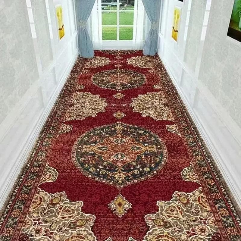All Size Hallway Carpet Wedding Corridor Rug Stairs Carpet Home Floor Runners Rugs Hotel Entrance Aisle Floor Long Rug Bedroom 60x100cm