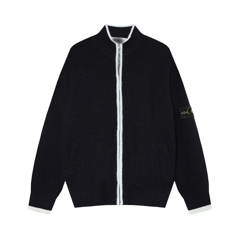 Cross-Border Stone Island Round Neck Unisex Pullover Sweater - European & American Trendy Style XL