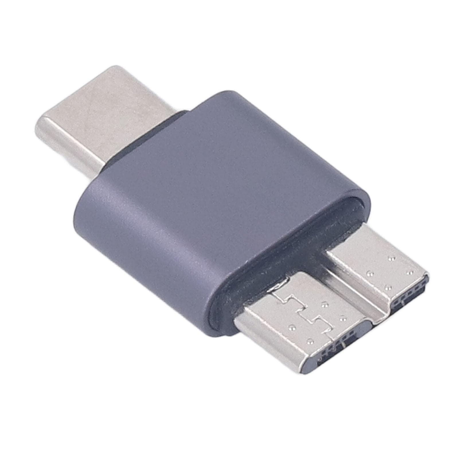 Micro B to USB C Adapter High Speed USB 3.0 Micro B to USB Type C Male Convert Connector for Galaxy