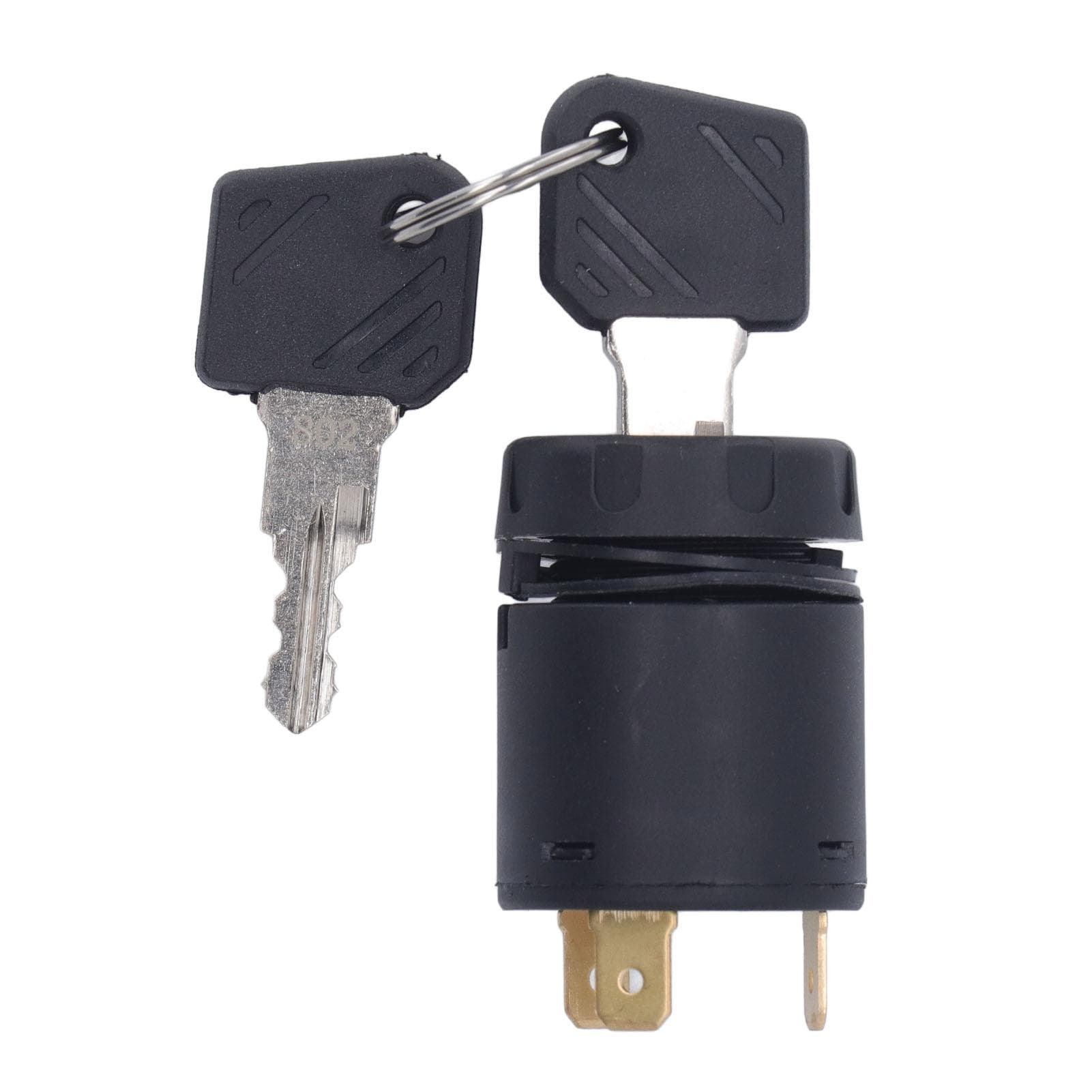 Starter Ignition Switch Stainless Steel Universal Key Ignition Switch for Tractor Forklift