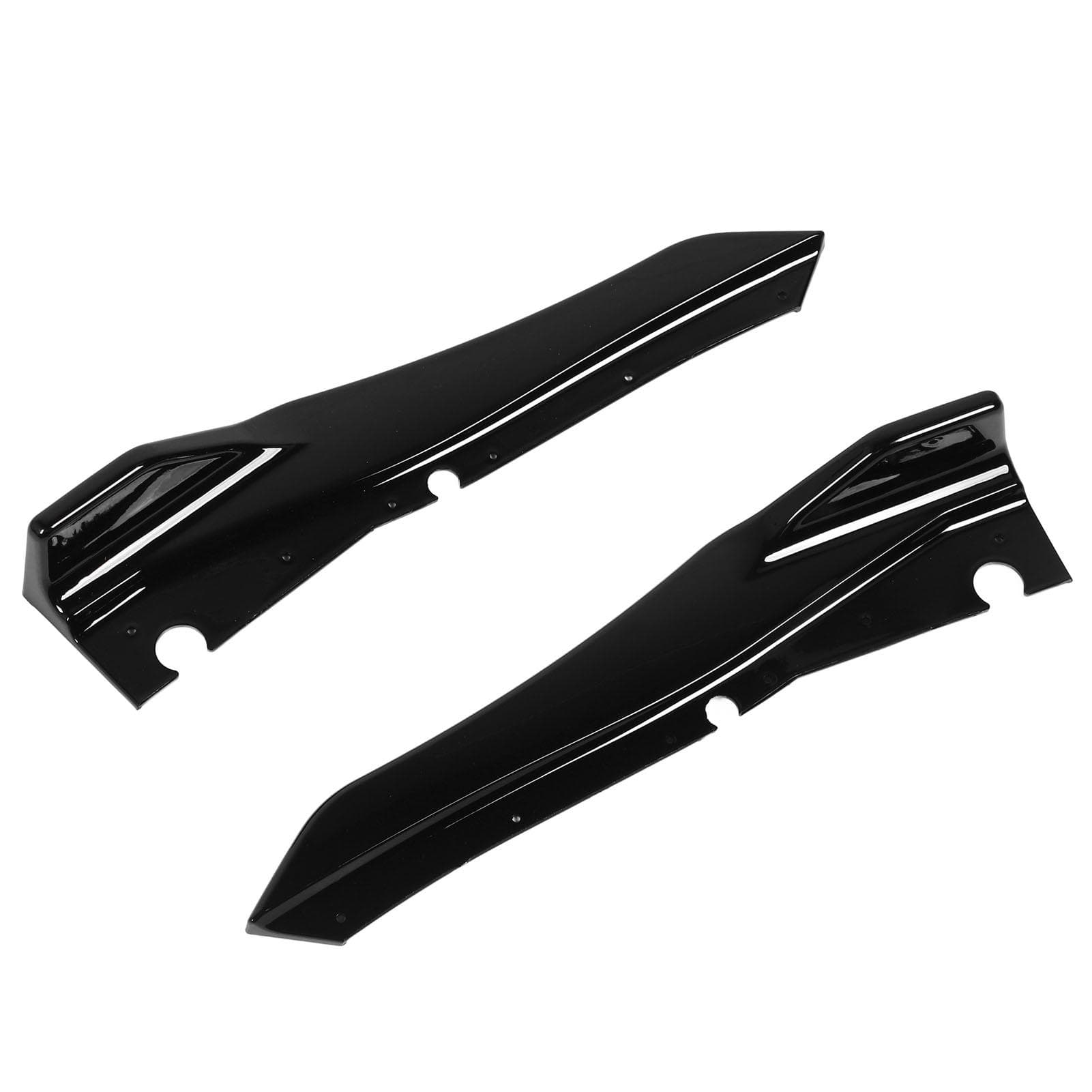 1 Pair Rear Bumper Side Corner Splitter Apron Side Corner Spat Splitter Apron Replacement for