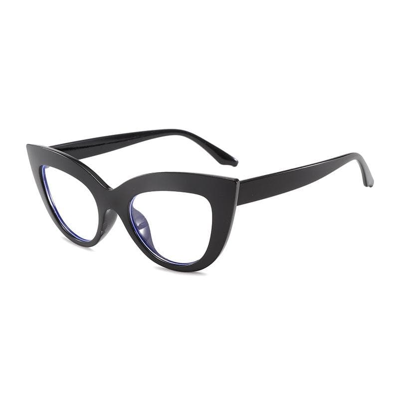 Fashion Sexy Cat Eye Sunglasses Women Oversized Retro Vintage Black Elegant UV400 Sun Glasses Ladies Brand
