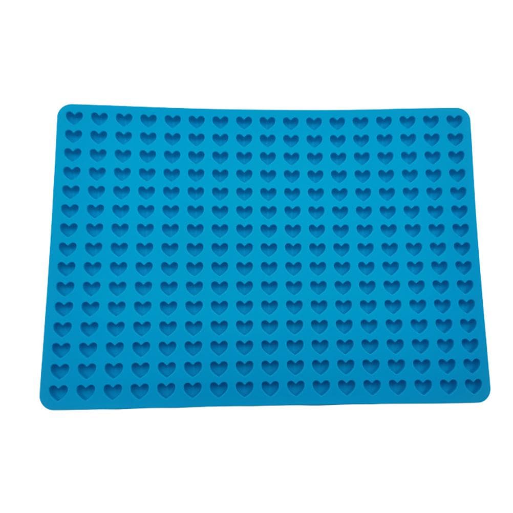 Silicone Baking Mat Mini Heart Reusable Baking Mat Dog Treats Chocolate Mold Heat Resistant Non black