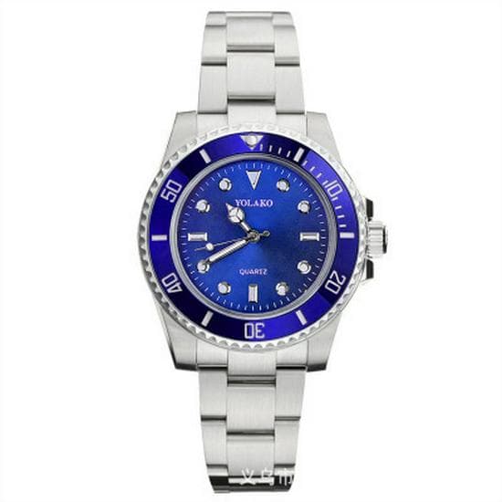 YOLAKO Celebrity Submariner: Stainless Steel Fashion Watch blue