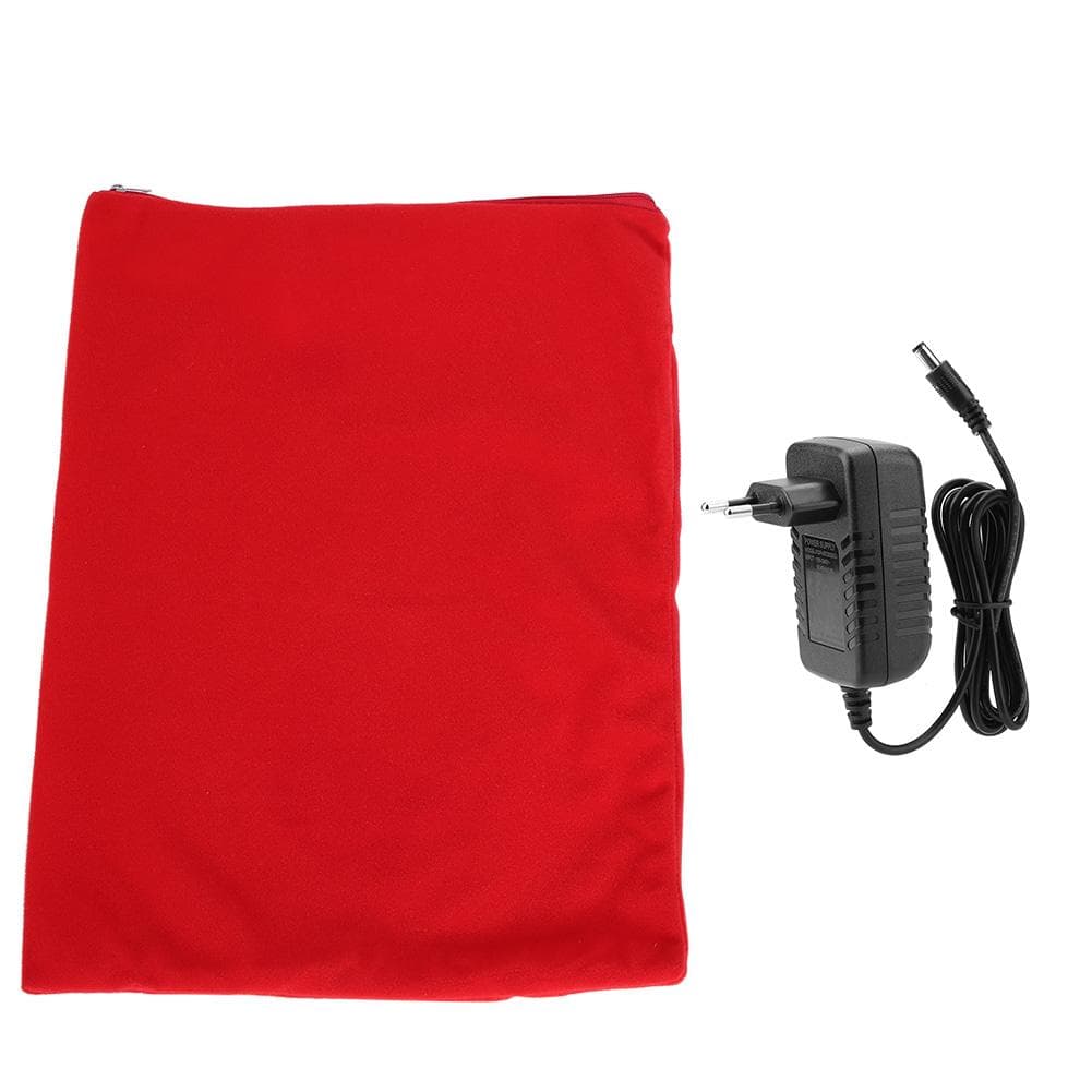 Pet Heating Pad Electric Warmer Thermal Heat Mat Dogs Cats Chew Resistant Cord Red red