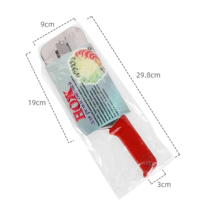 Multifunctional Cabbage Kitchen Knife Slicer Chopper Shredder stainless steel Sauerkraut vegetable Cutte Slicer kitchen gadget red
