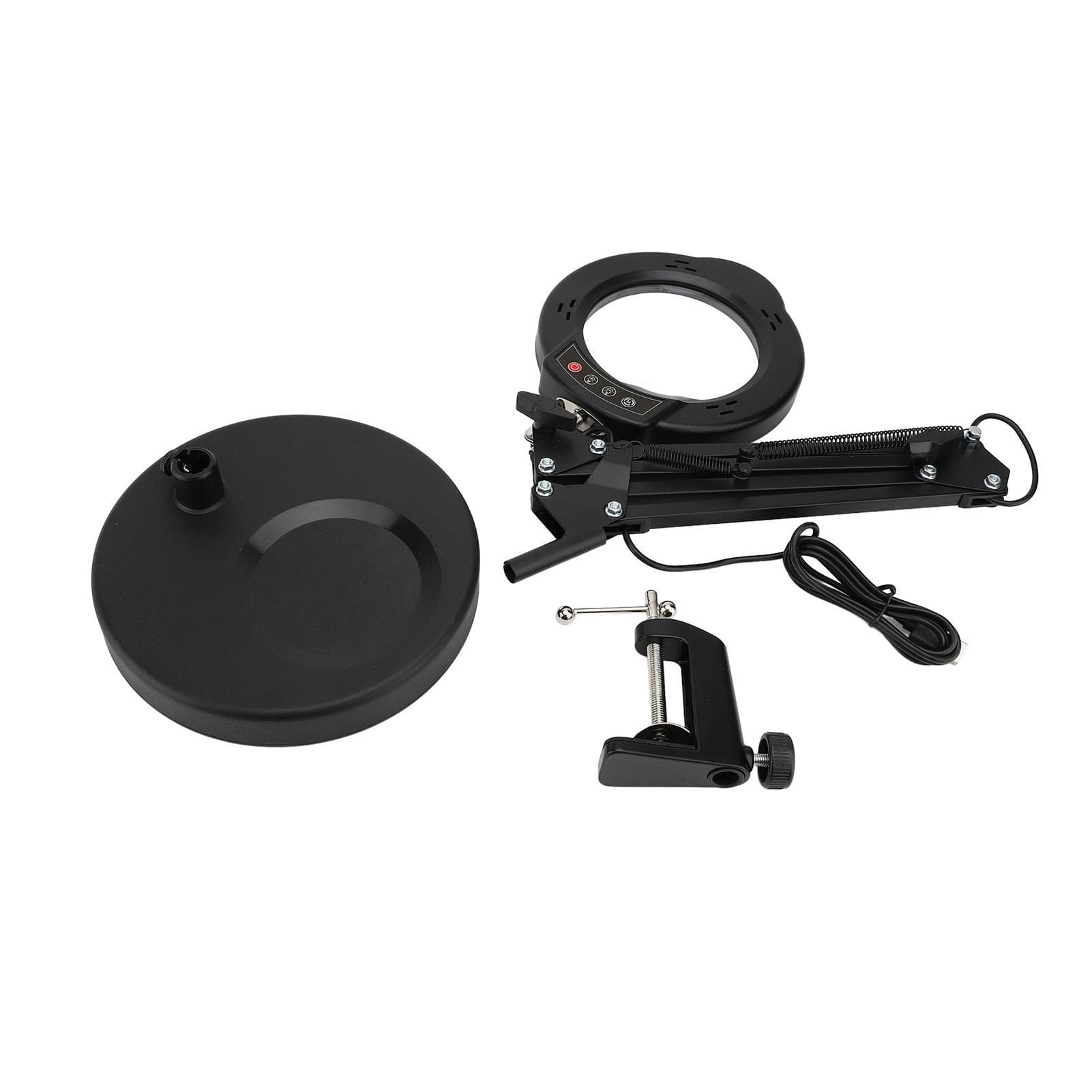 Eye Care Reading Lamp LED 10x Magnifying Lamp 5 Color Modes 10 Levels Brightness Folding Lighted
