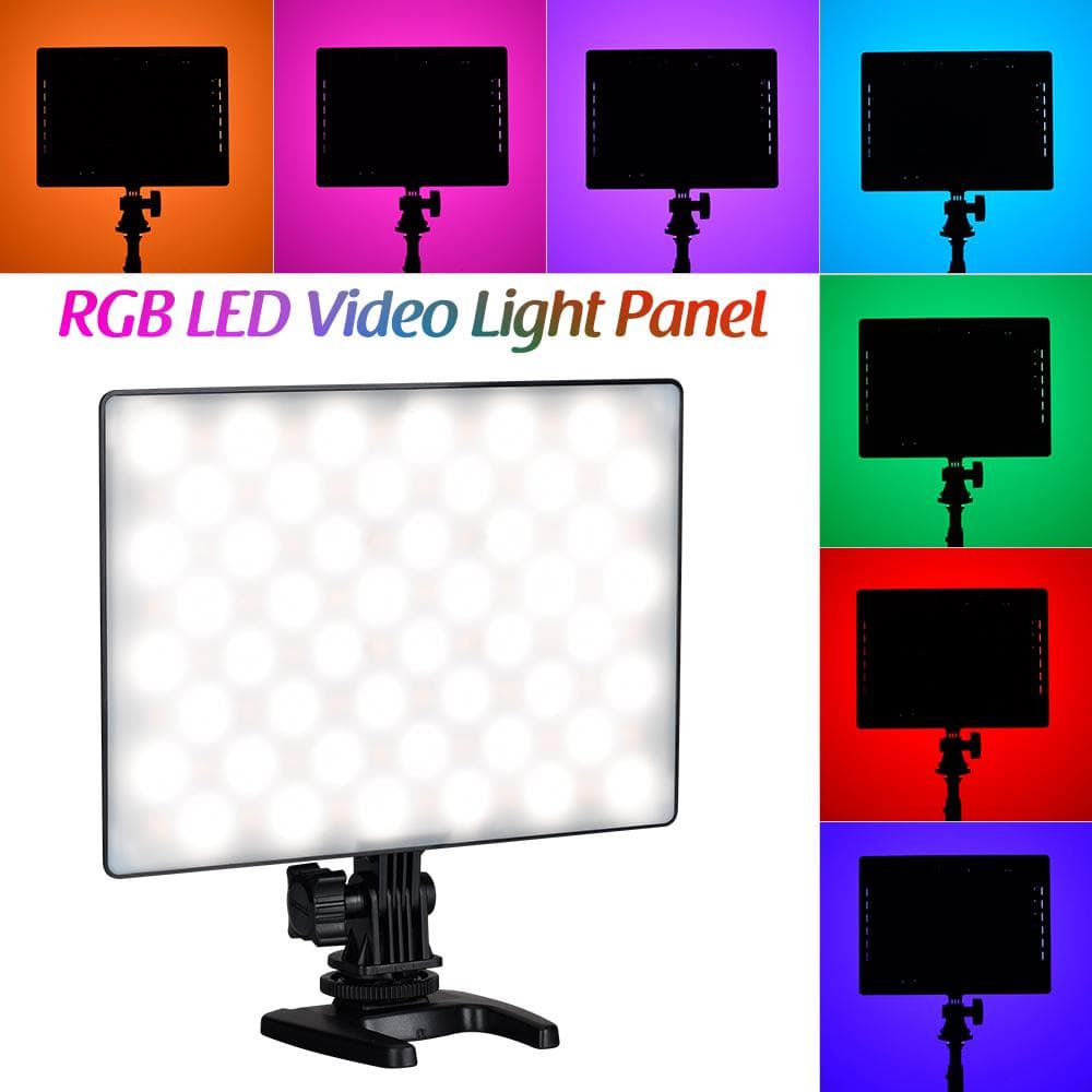 YONGNUO YN300 Air II LED Video Light Panel RGB 3200K-5600K Photography Fill-in Lamp 10 Lighting black