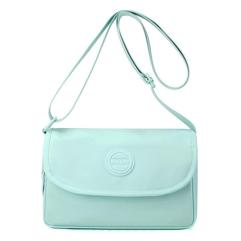 Women's Lightweight Crossbody Bag Nylon Water-Repellent Shoulder Bag blue