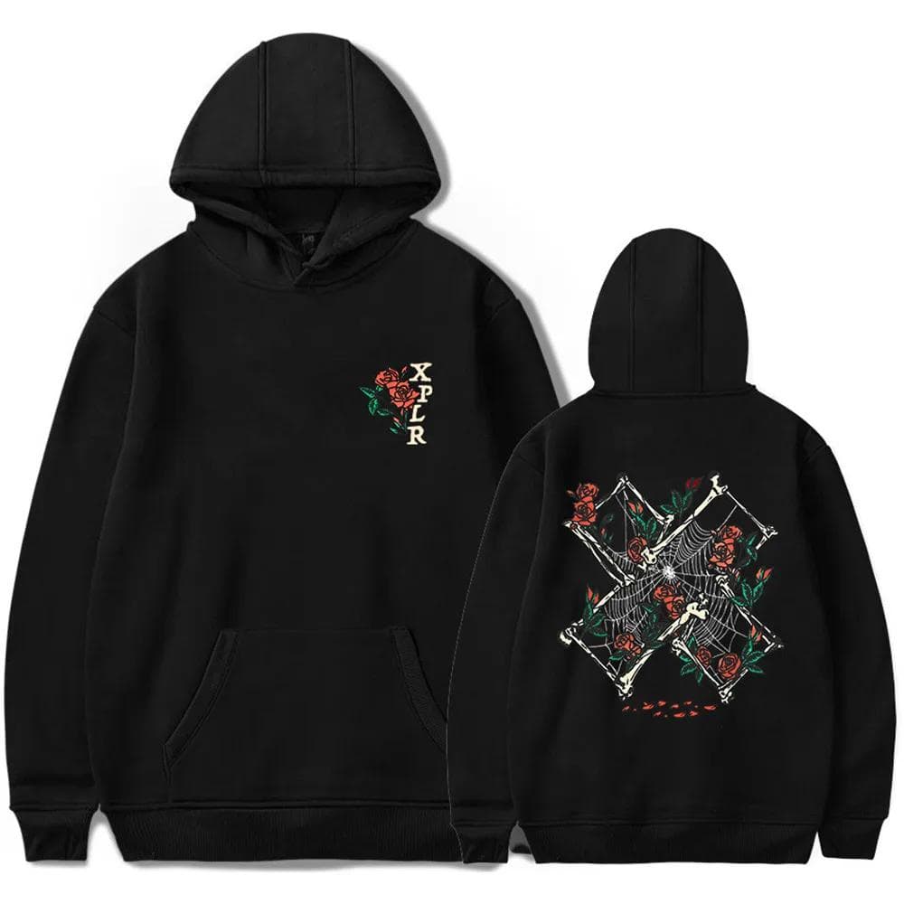 XPLR Sam and Colby Grave Merch Women And Men Hoodies Unisex Hooded Sweatshirt Casual Clothing M