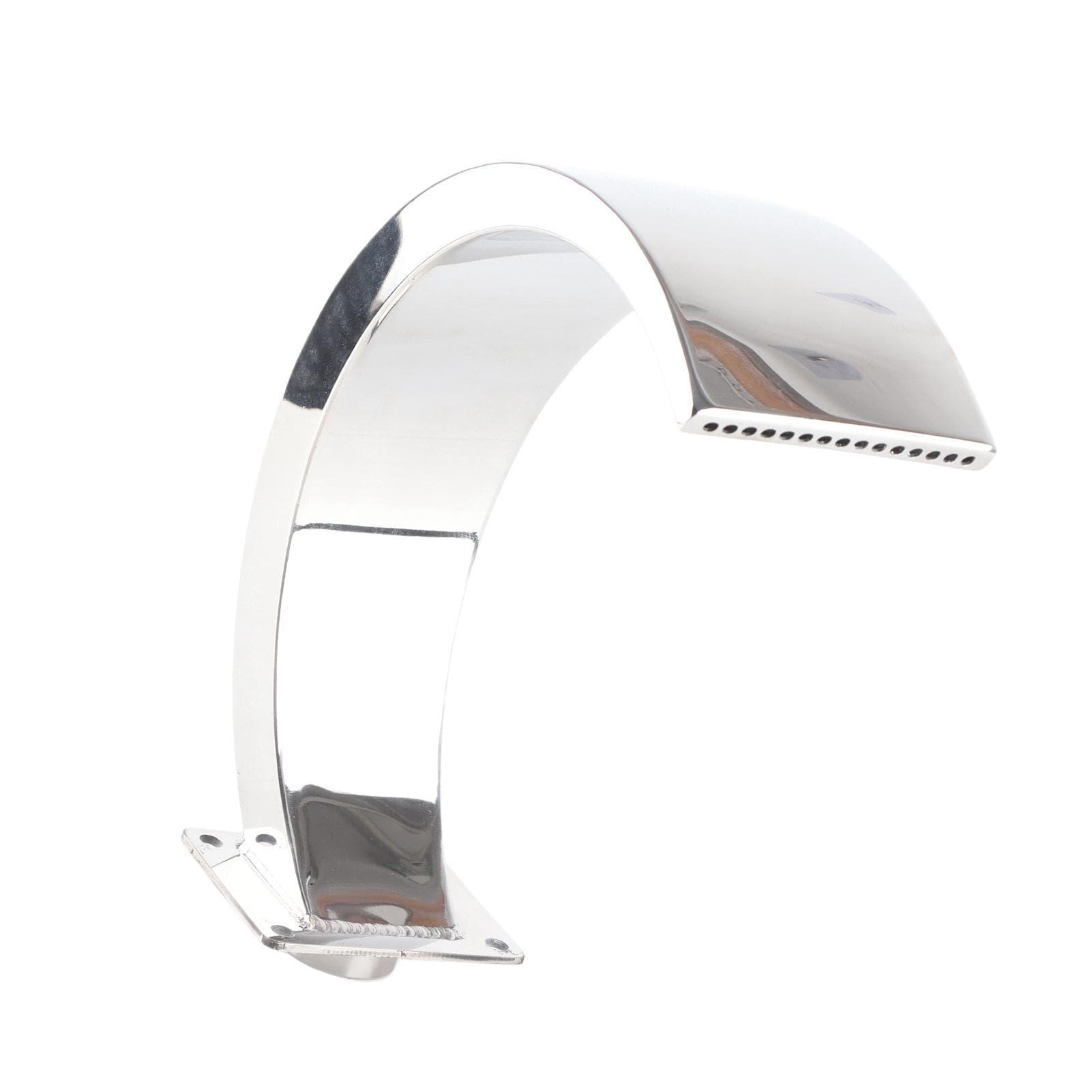 Swimming Pool Waterfall Fountain Rounded Arc Design G1 Female Thread Stainless Steel Pool Water