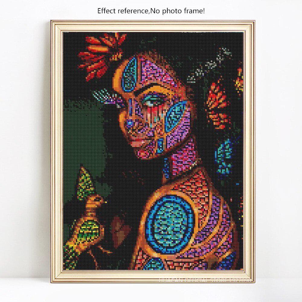 Diamond Painting Full Round Arrival Girls Diamond Embroidery Portrait Diamond Mosaic Pictures 20X30