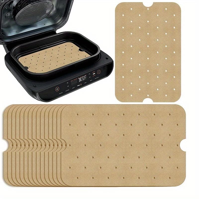 Air Fryer Parchment Paper for Ninja Foodi Smart XL 6-in-1 Indoor Grill Non-stick Perforated Airfryer Liner Baking Tools