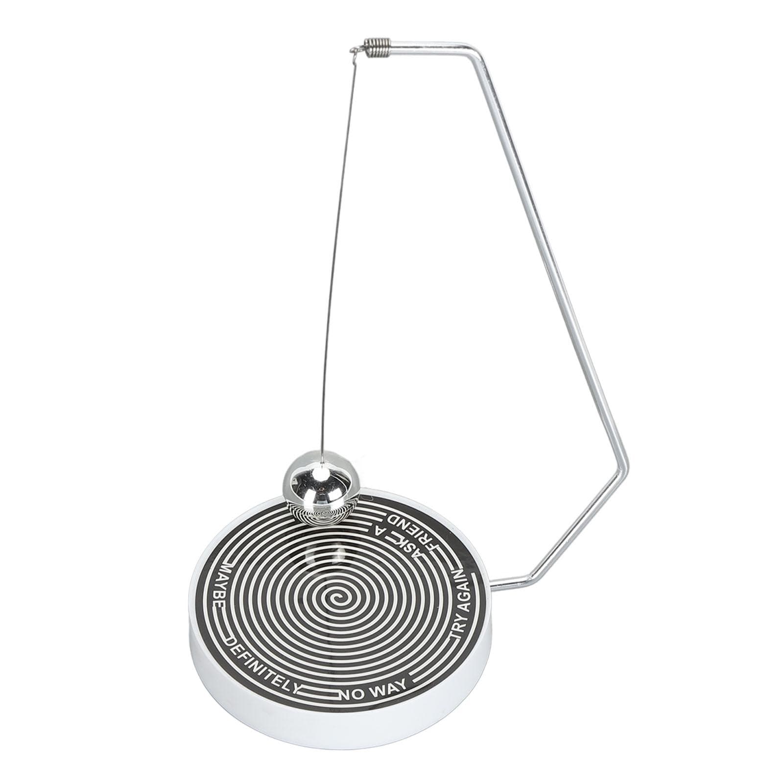 Magnetic Decision Maker Ball Swing Office Desk Decoration Toy Reduce Stress Decision Maker Fortune black white