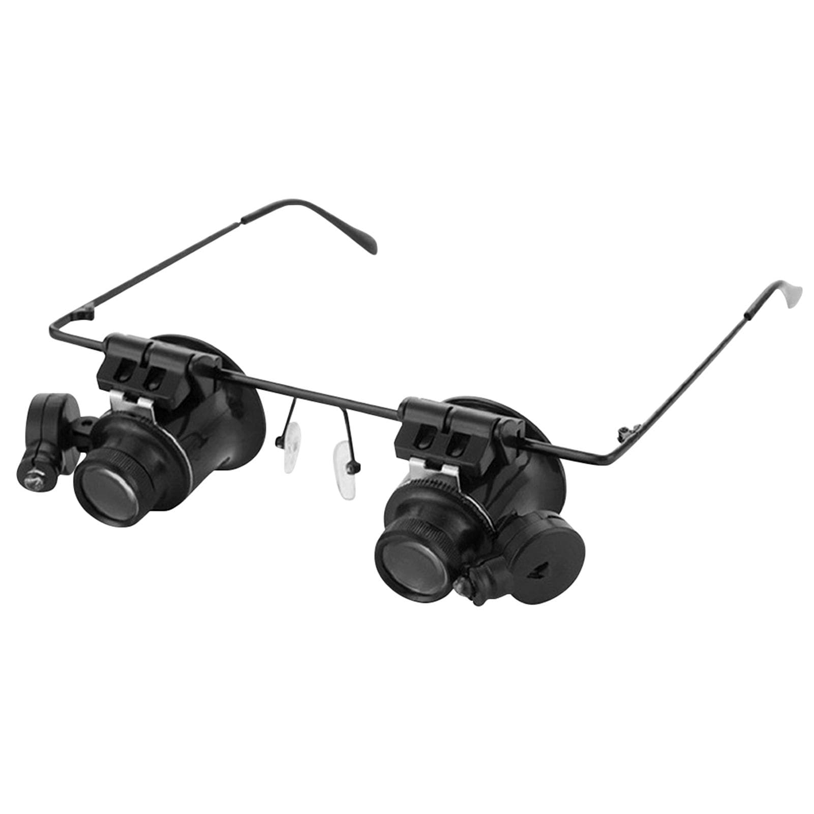 20X Magnifying Glasses Head Loupe with LED Light Head-mounted Magnifier Binocular Loupe for black