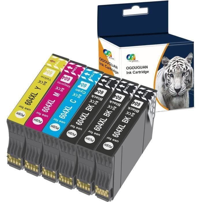 604XL Compatible Cartridges for epson 604 XL for Cartridge for Epson Expression Home XP-2200 XP-2205 XP-3200 XP-4200 6Pack