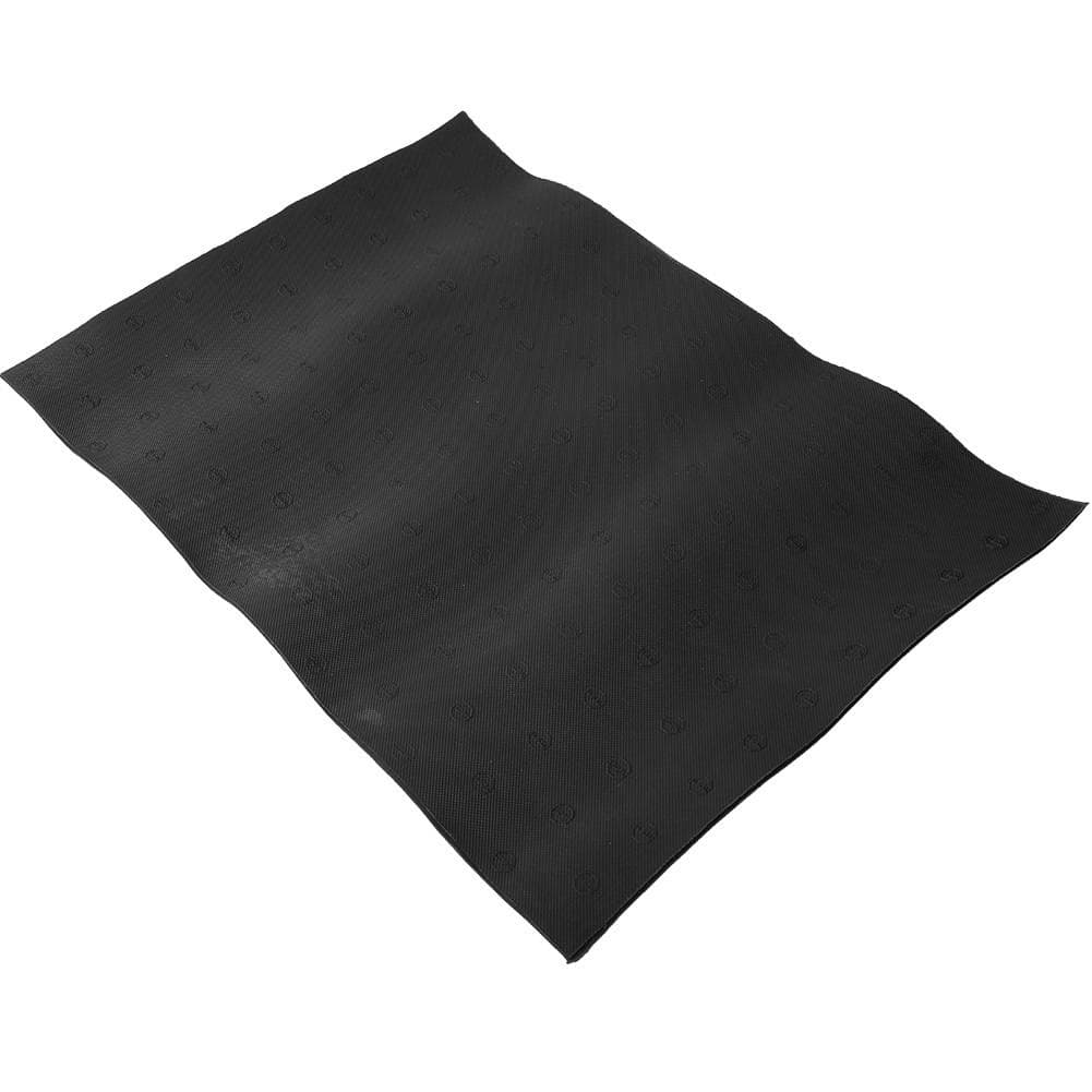 Wear Resistant Anti Skid Shoe Sole Women Men Cowhells Sole Pad 38.7cm x 53.5cm x 2mm(Black) black