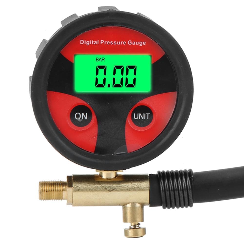 Car MultiFonction LCD Digital Tyre Tire Air Pressure Inflator Gauge Meter Tester