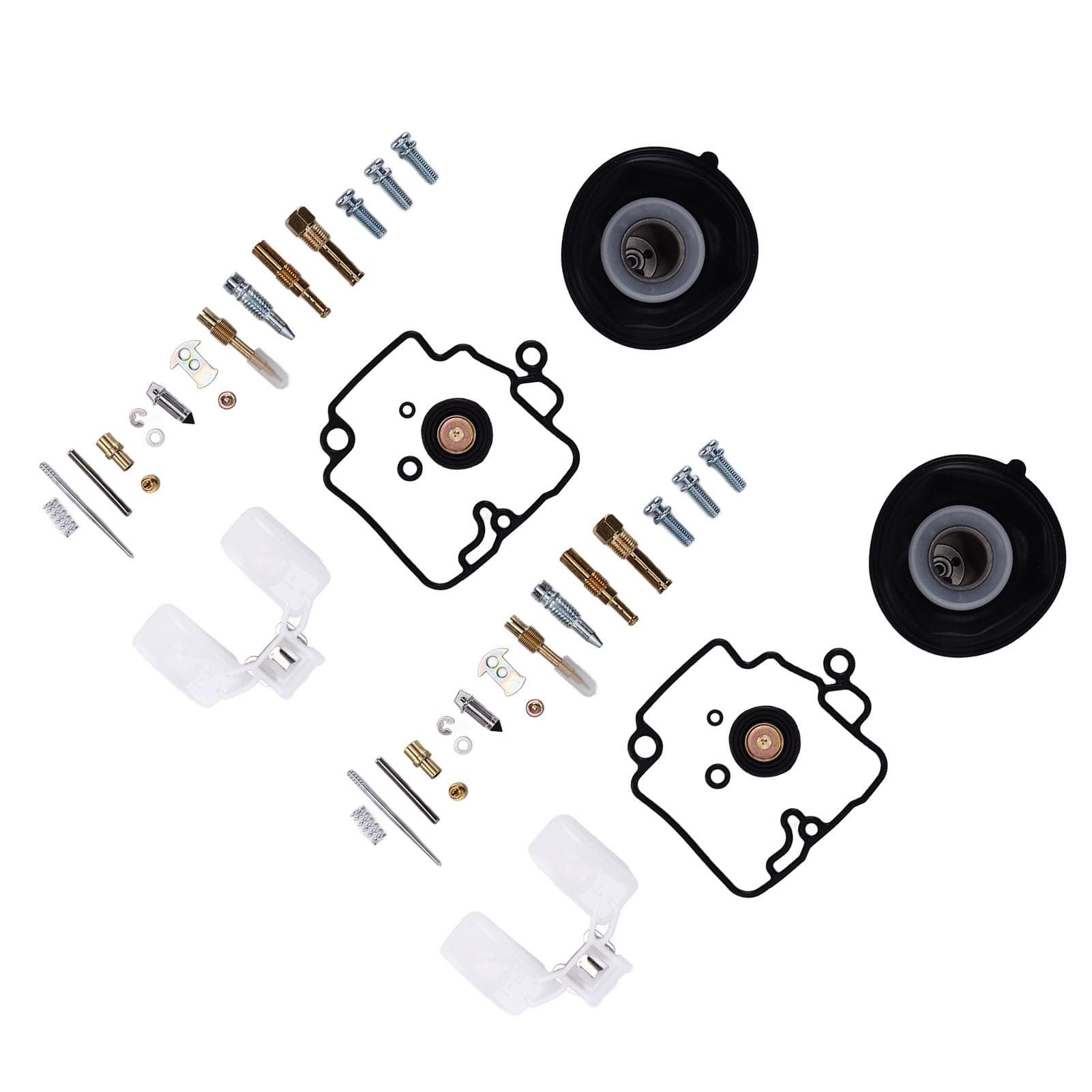2 Sets Motorcycle Carburetor Repair Kit 22mm Universal for GY6 125CC ATV Go Kart Scooters