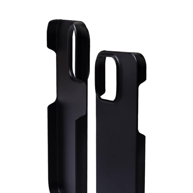 Suitable for Apple 16 Phone Case, Matte Semi-transparent, Iphone14 Protective Case, Spray-painted Veneer Case, Single Bottom iphone16plus black