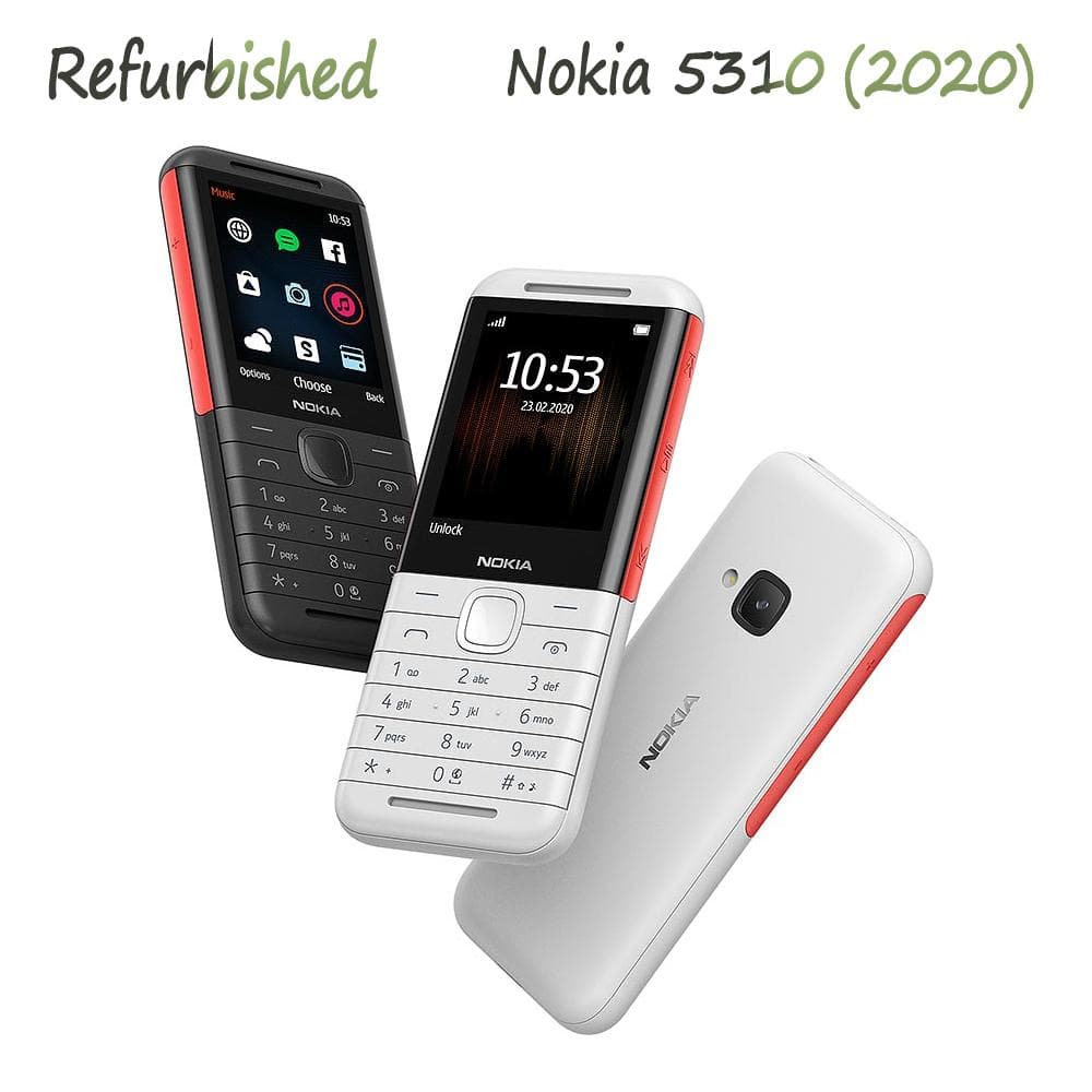 Refurbished Nokia Original Nokia 5310 (2020) 2.4  Mobile Phone With 1 SIM Simple Set white