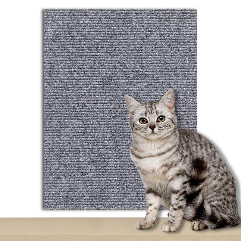 Sofa Protector Sticker: Self-adhesive Fabric Cats Scratch Pad, Cut To Size for Furniture & Walls 40CM*100CM*5MM light grey