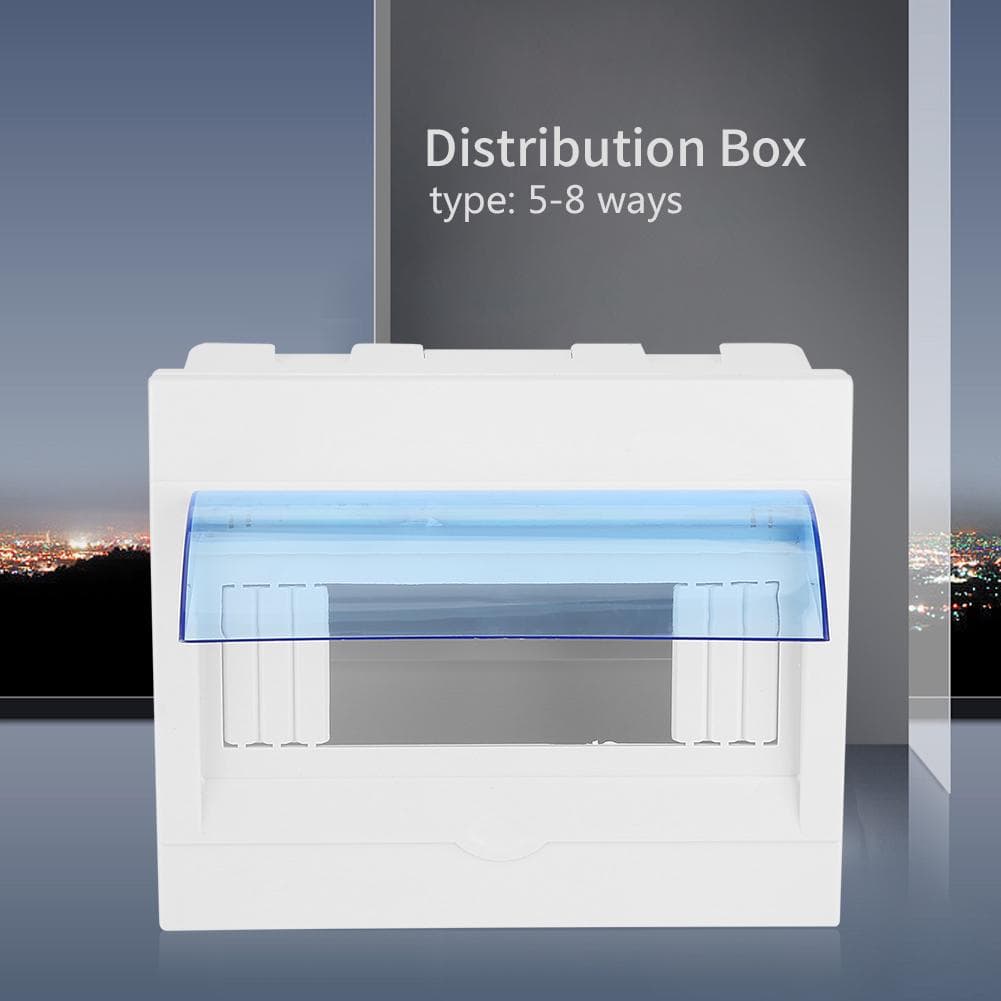1pc Plastic Distribution Protection Box For 58 Ways Circuit Breaker Indoor On The Wall